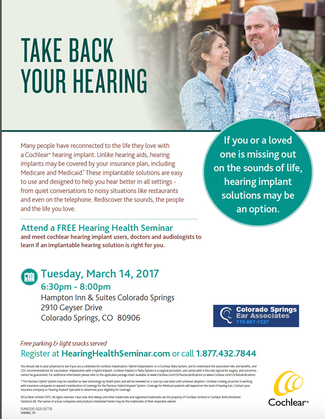 FREE Cochlear Implant Seminar